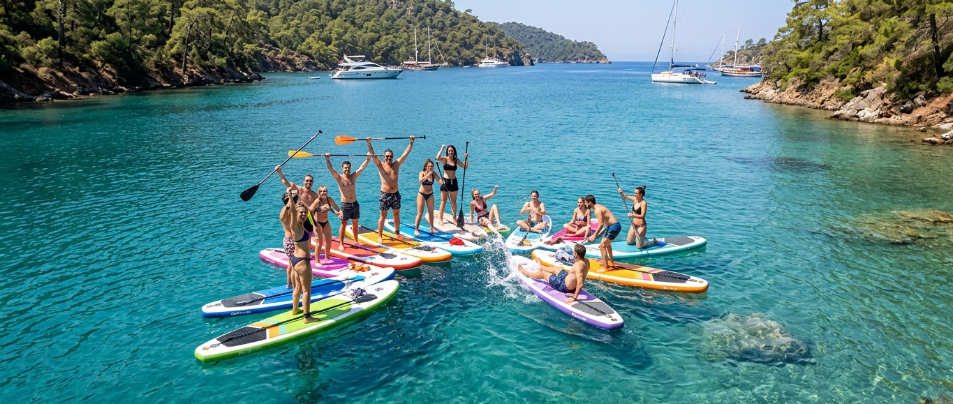 Fethiye paddle tour collage